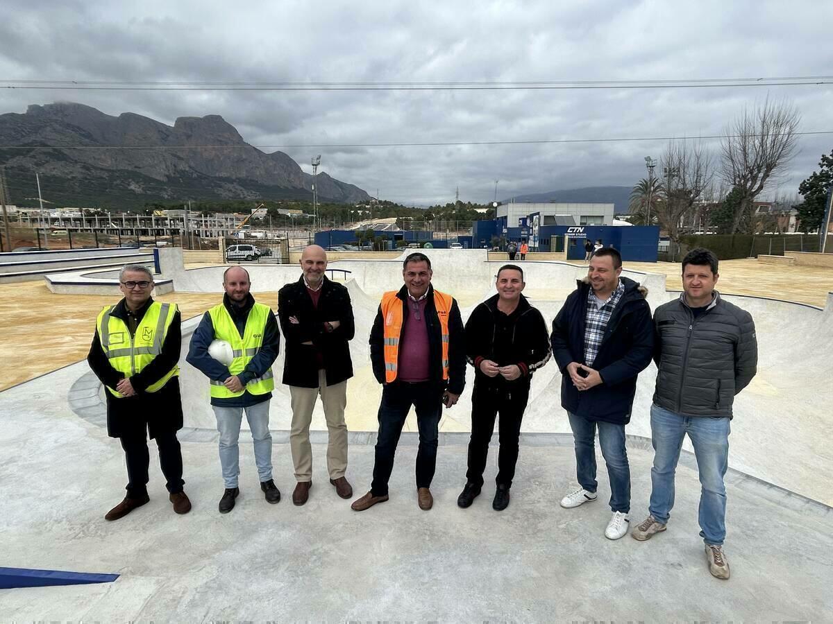 Las obras del Skate Park de La Nucía entran en su recta final