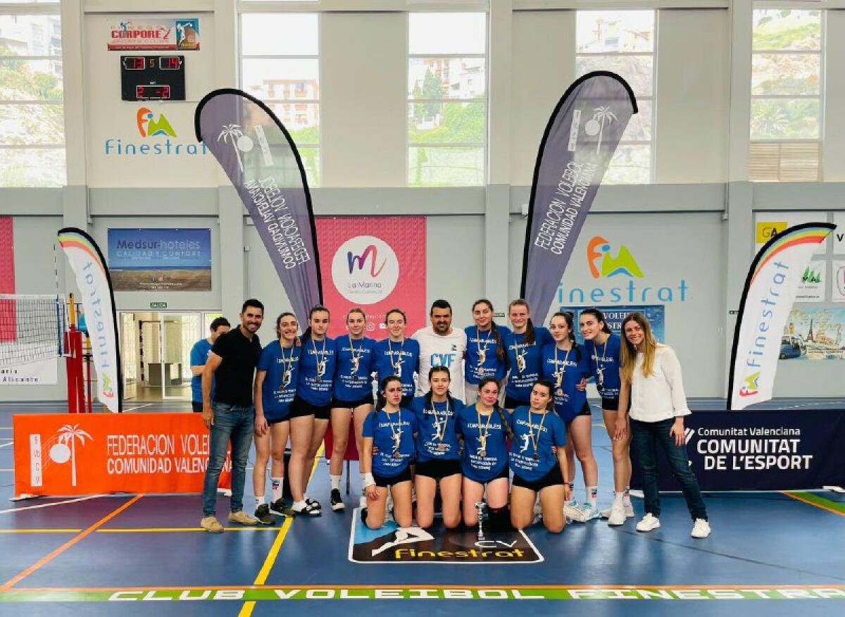 LAS JUNIOR DEL CLUB VOLEIBOL FINESTRAT SE CLASIFICAN PARA EL CAMPEONATO DE ESPAÑA 