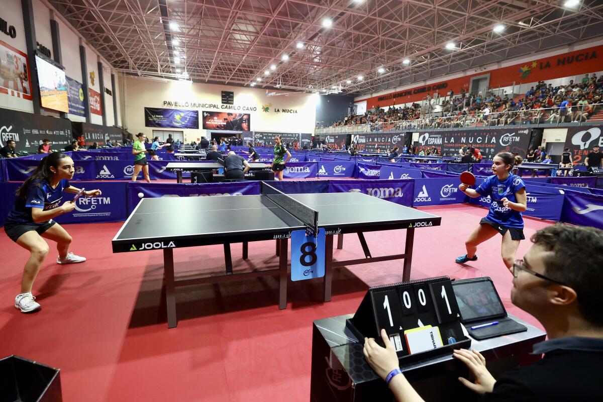 1.617 deportistas en los Nacionales de Tenis de Mesa en La Nucía