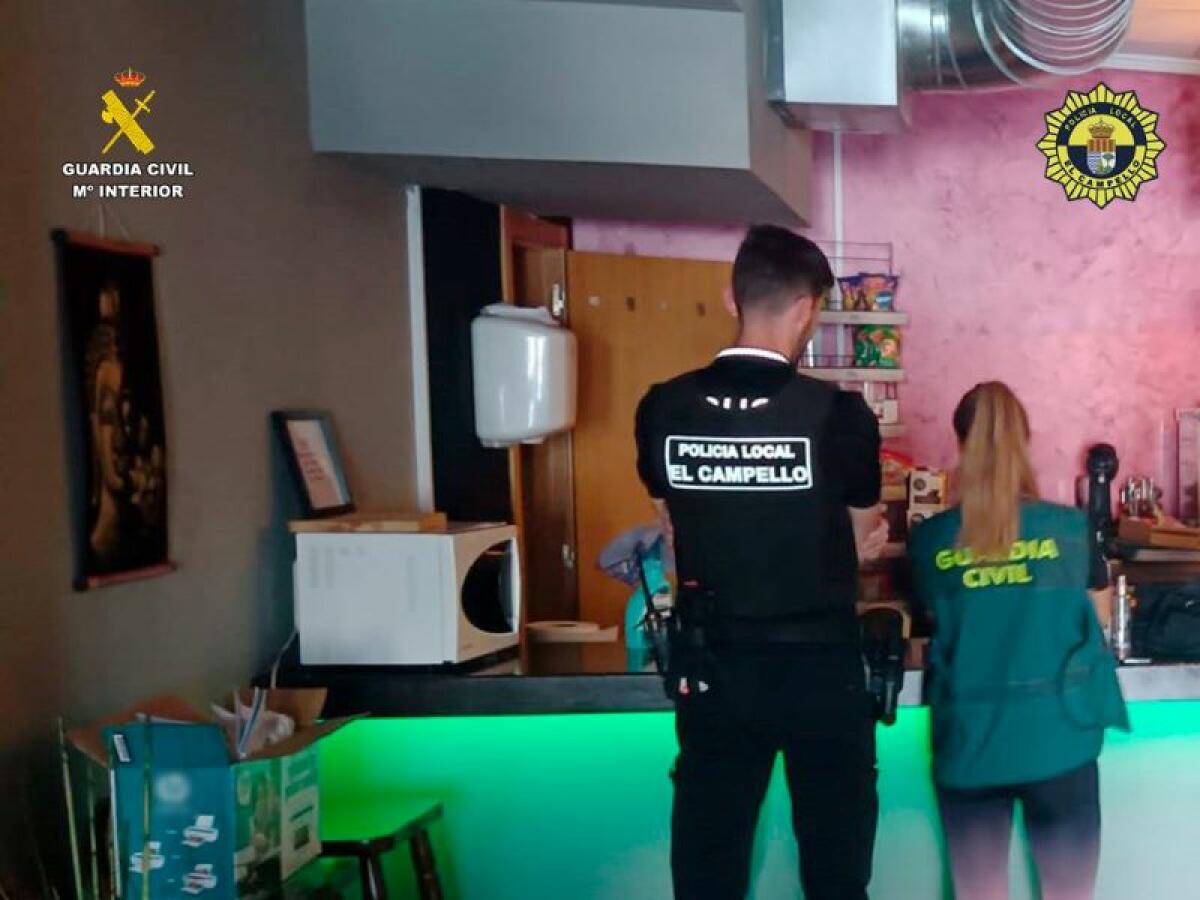 La Guardia Civil y la Policía Local de El Campello desmantelan una asociación de cannabis y detienen a sus responsables 