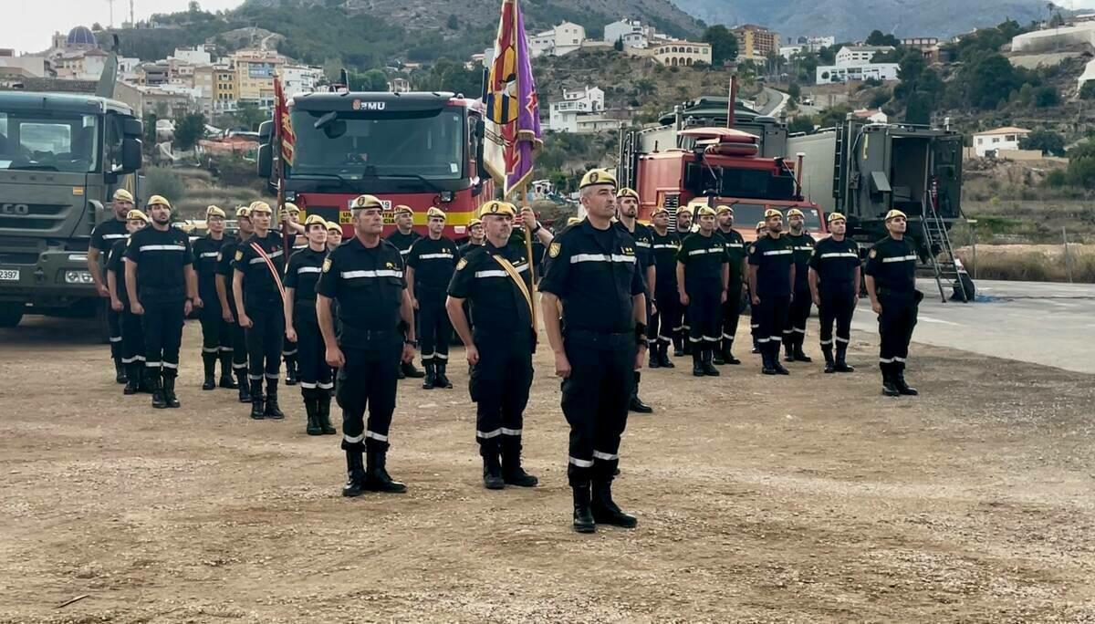 Pedro Vicente Gregori Such, Tte. Coronel Jefe del Batallón de Transmisiones de la UME,  BTUME: “ Callosa d’en Sarrià  y su entorno, reúnen escenarios idóneos para trabajar lo qué sería una emergencia”