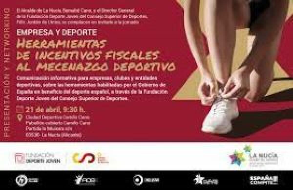 Este jueves Jornada sobre “Mecenazgo Deportivo” de la Fundación Deporte Joven