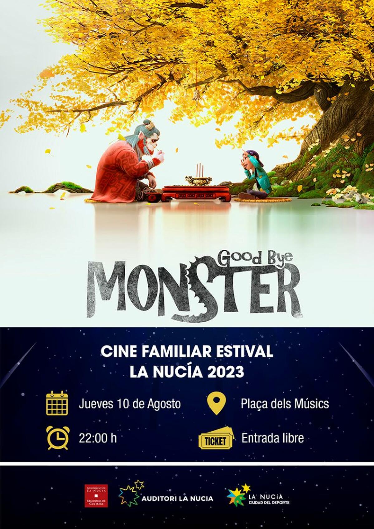  Esta noche en la plaça del Músics la pelicula “Mi Querido Monstruo” 