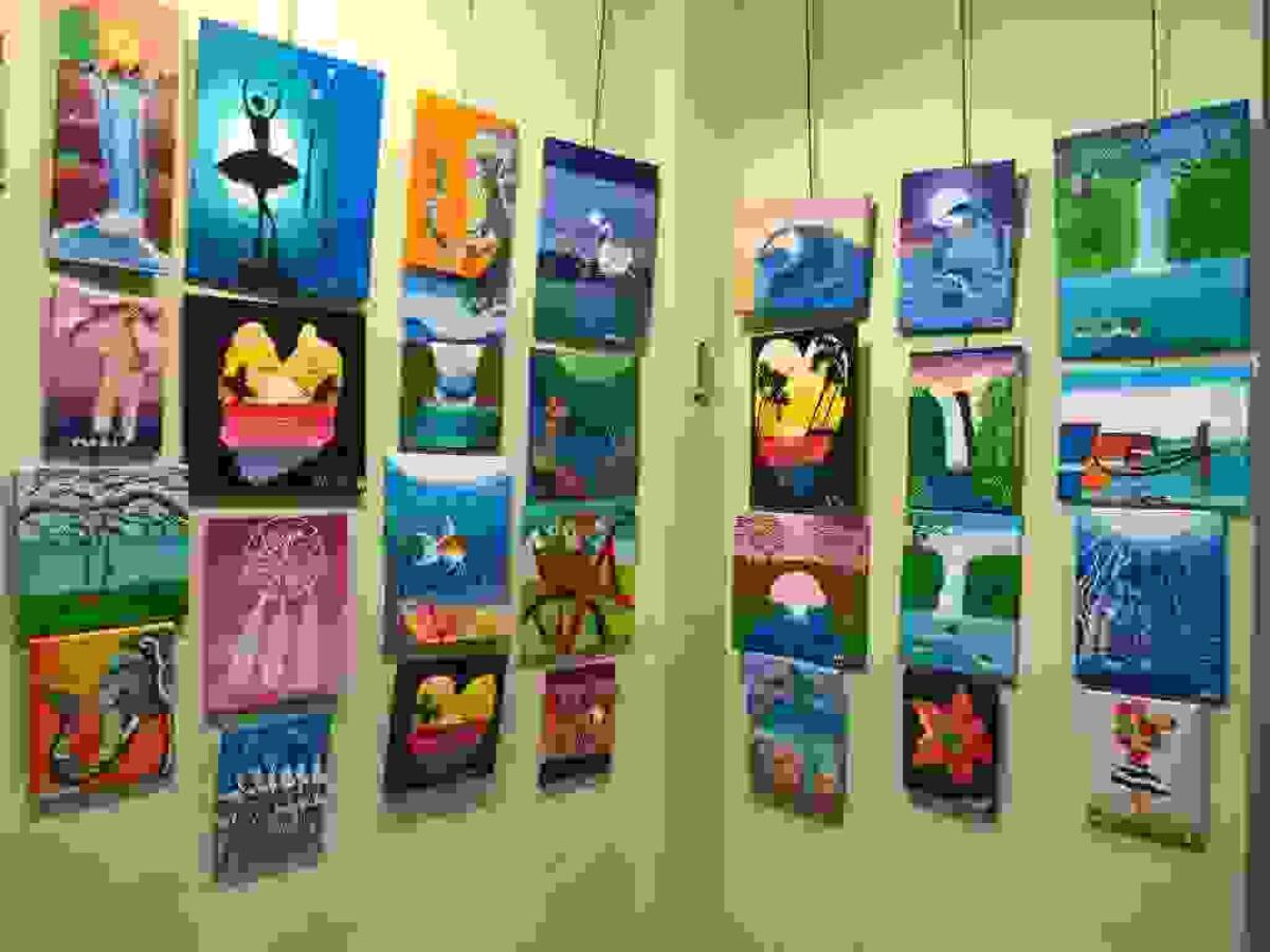 Hasta el próximo lunes, 17 de junio, se puede visitar la Exposición Infantil de Pintura de Finestrat