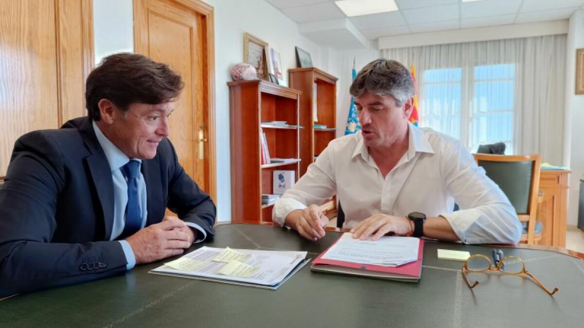 El Alcalde Marcos Zaragoza inicia la redacción del acuerdo sobre los lindes territoriales entre Villajoyosa y Finestrat