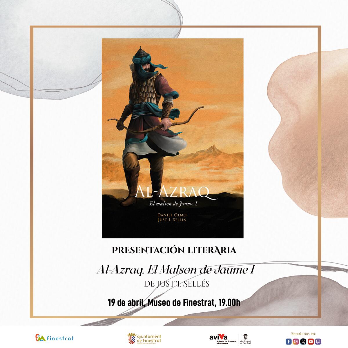 “AL-AZRAQ, EL MALSON DE JAUME I”. PRESENTACIÓN DE LA NOVELA ILUSTRADA DE JUST SELLÉS Y DANI OLMO EN EL MUSEU DE FINESTRAT