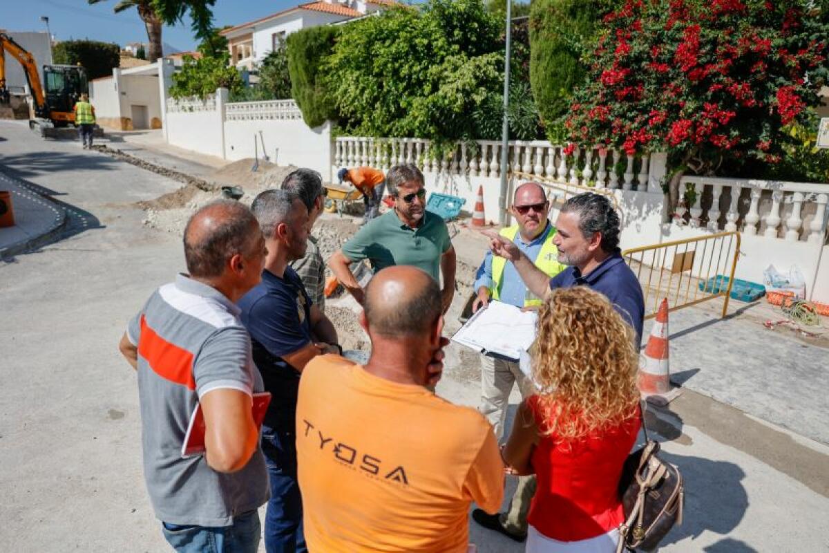 Comienzan las obras de renovación de infraestructuras hidráulicas en la Urbanización Foia Blanca de l'Alfàs