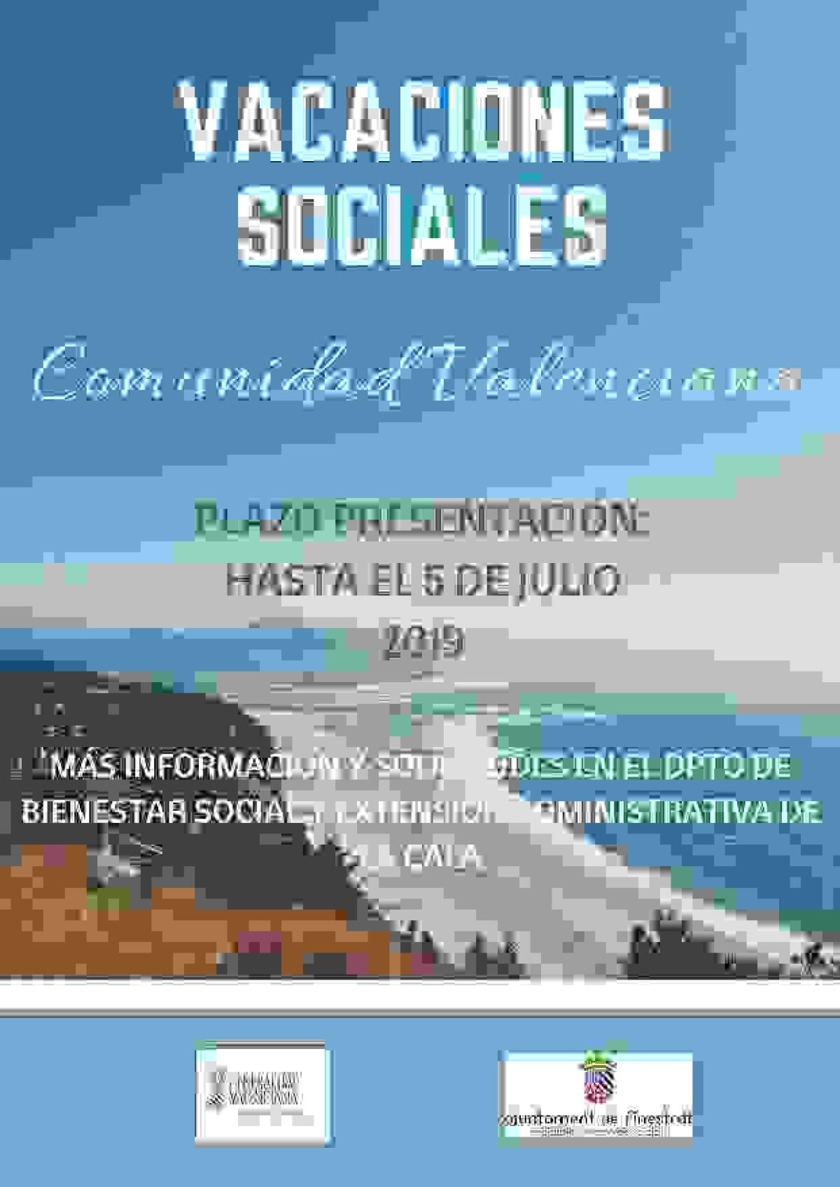 Las personas mayores de Finestrat tienen de plazo hasta el 5 de julio para reservar plaza en el programa "vacaciones sociales" de la Generalitat 
