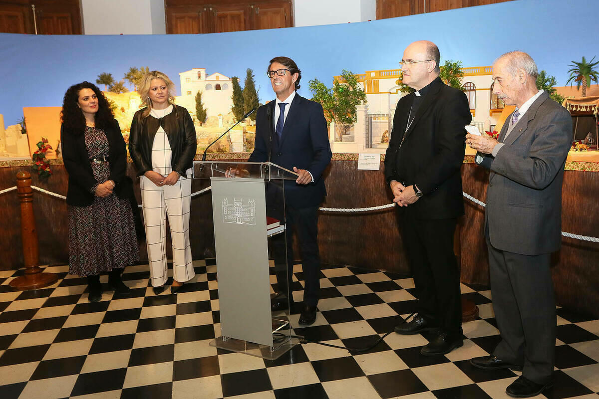 Una monumental escena circular de 15 metros preside este año la Exposición de Belenes de la Diputación    