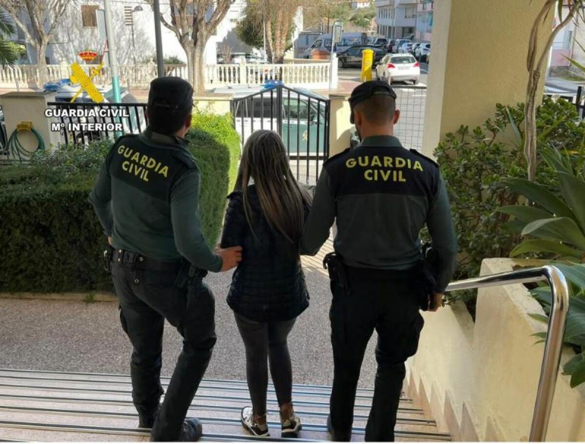 Detenida en Calpe una “cogotera” con numerosos antecedentes