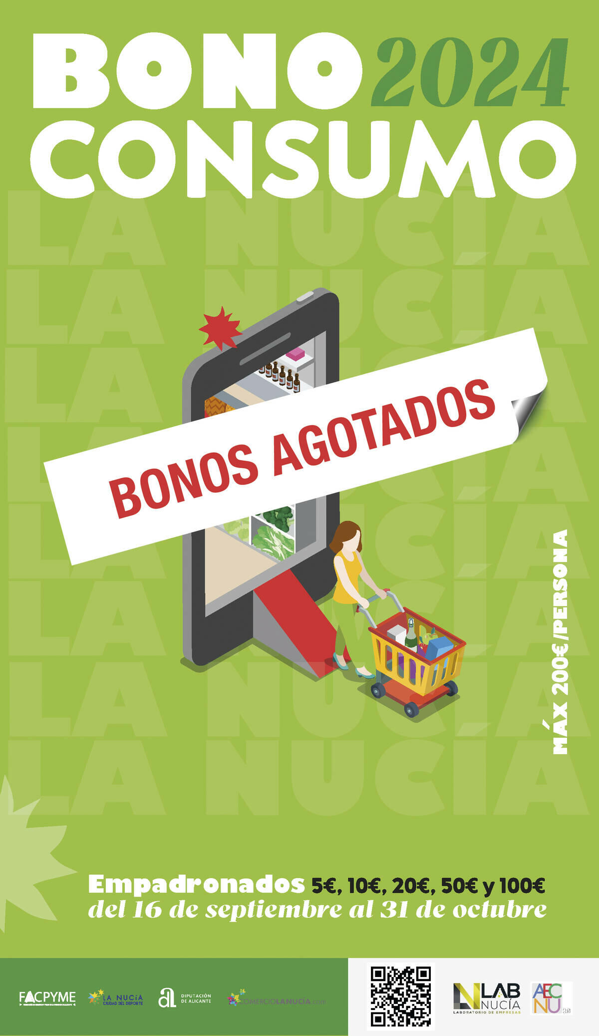 Agotados los Bono Consumo 9 días antes del fin de campaña