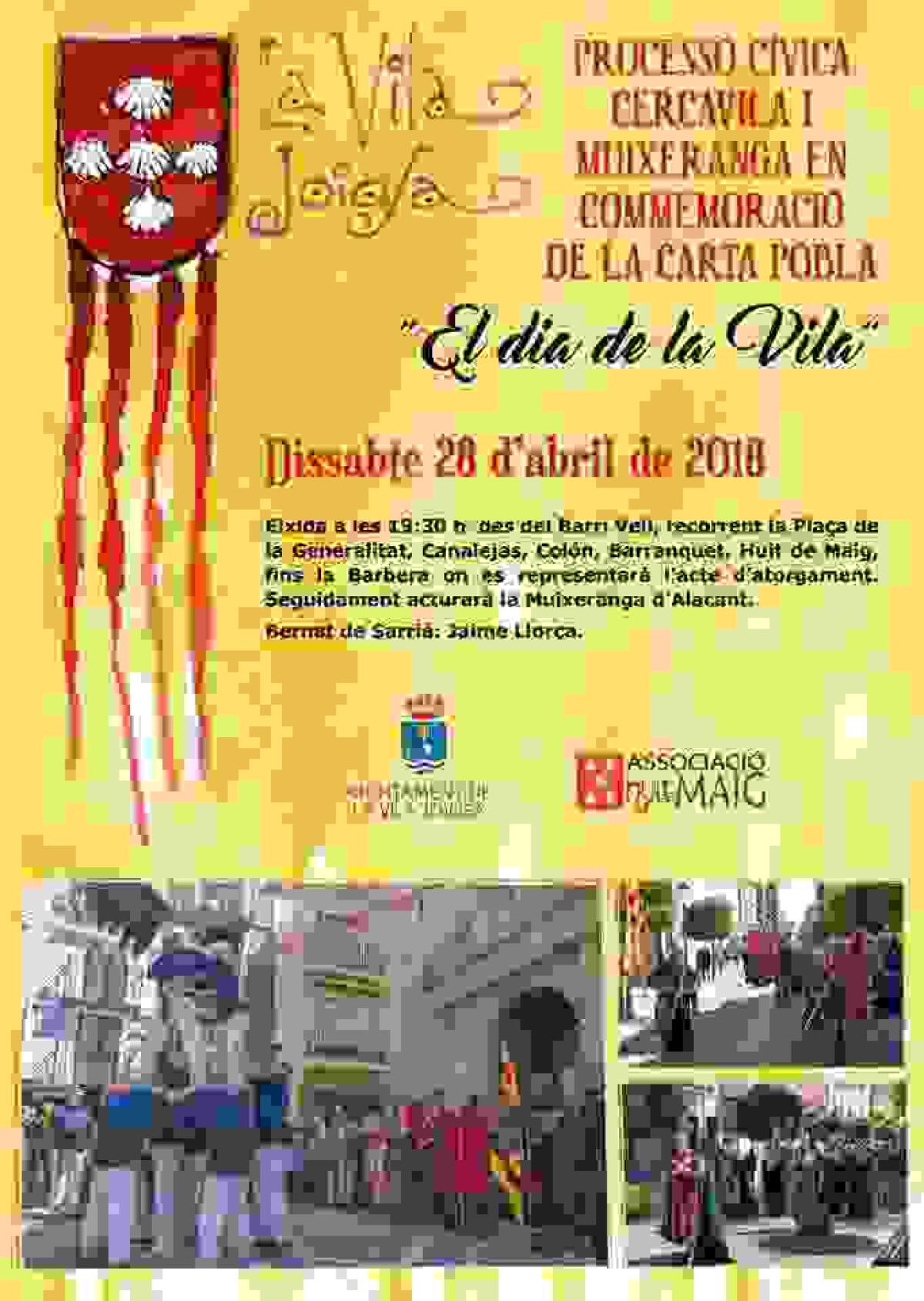 La Vila Joiosa celebra su historia con la conmemoraci&oacute;n del acto de otorgamiento de la &lsquo;Carta Pobla&rsquo;