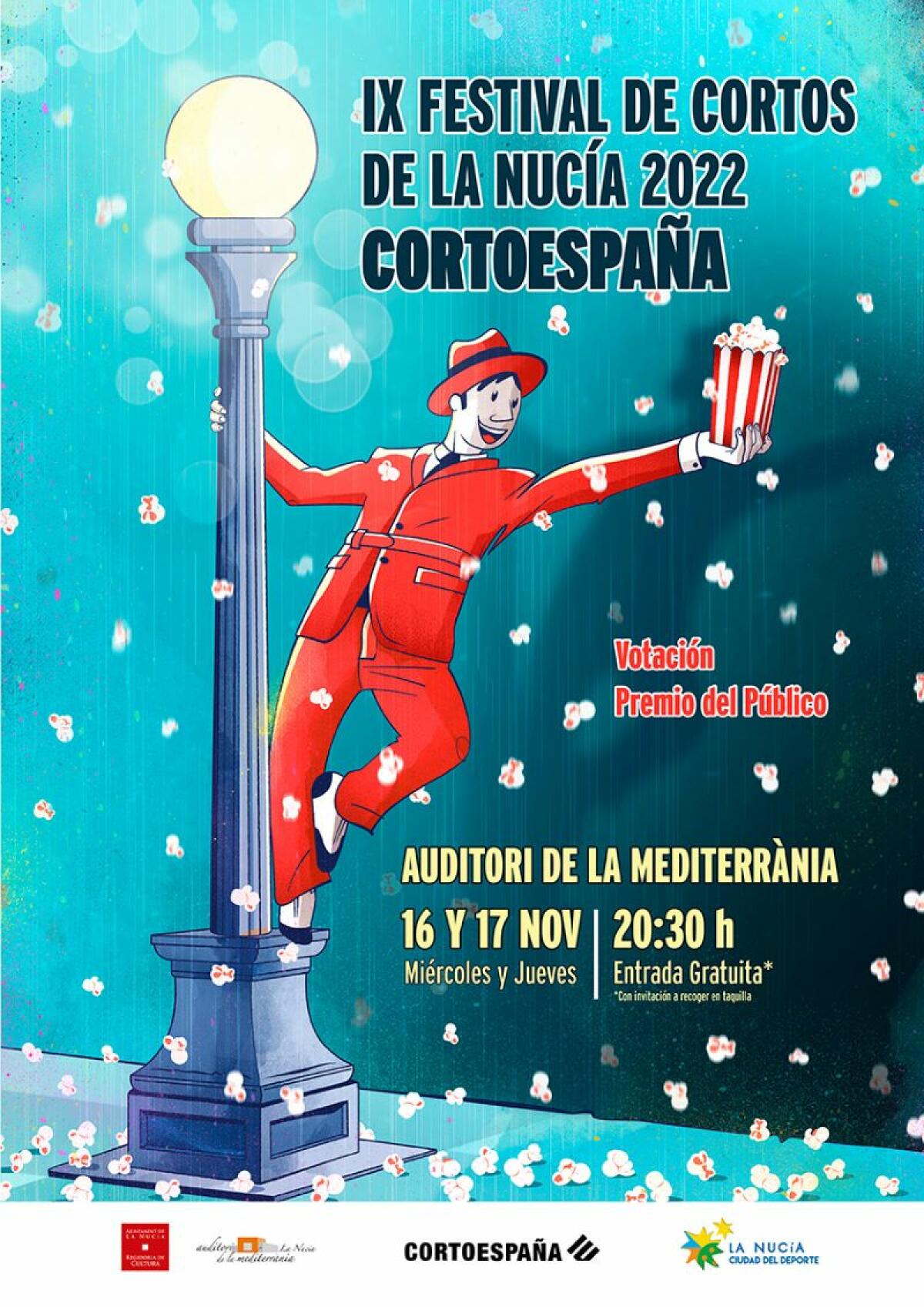 El “IX Festival de Cortos de La Nucía” arranca mañana en l’Auditori