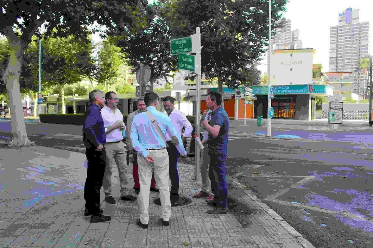 Benidorm &middot; El tramo de la avenida Mediterr&aacute;neo entre Europa y Atmella del Mar estrenar&aacute; asfaltado este verano