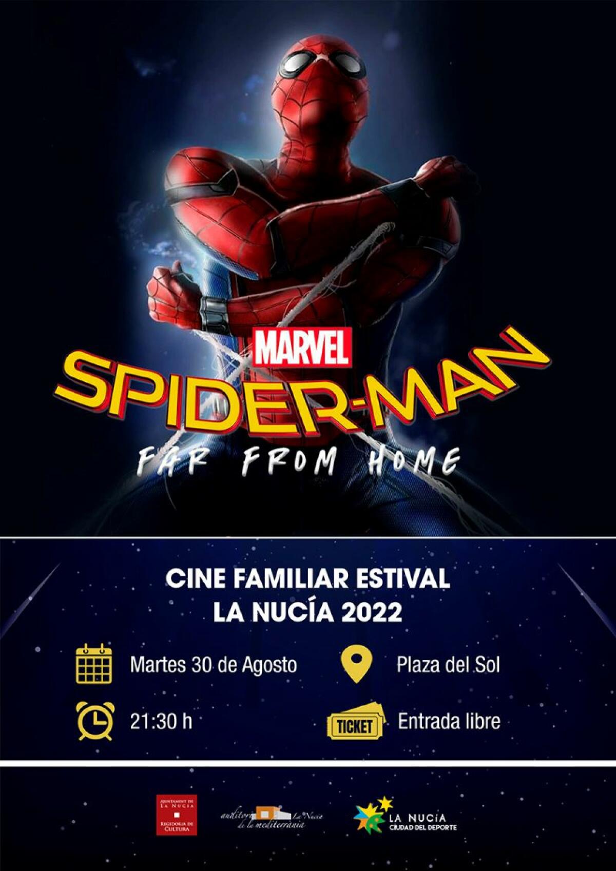 Mañana “Spider-man: Lejos de Casa” en la plaza del Sol  