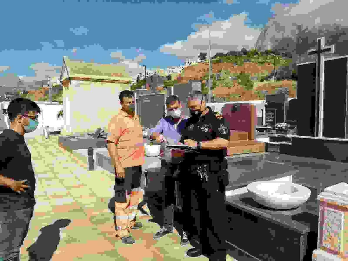 EL CEMENTERIO DE FINESTRAT SE PREPARA PARA TODOS LOS SANTOS CON TODAS LAS MEDIDAS DE SEGURIDAD ANTICOVID-19