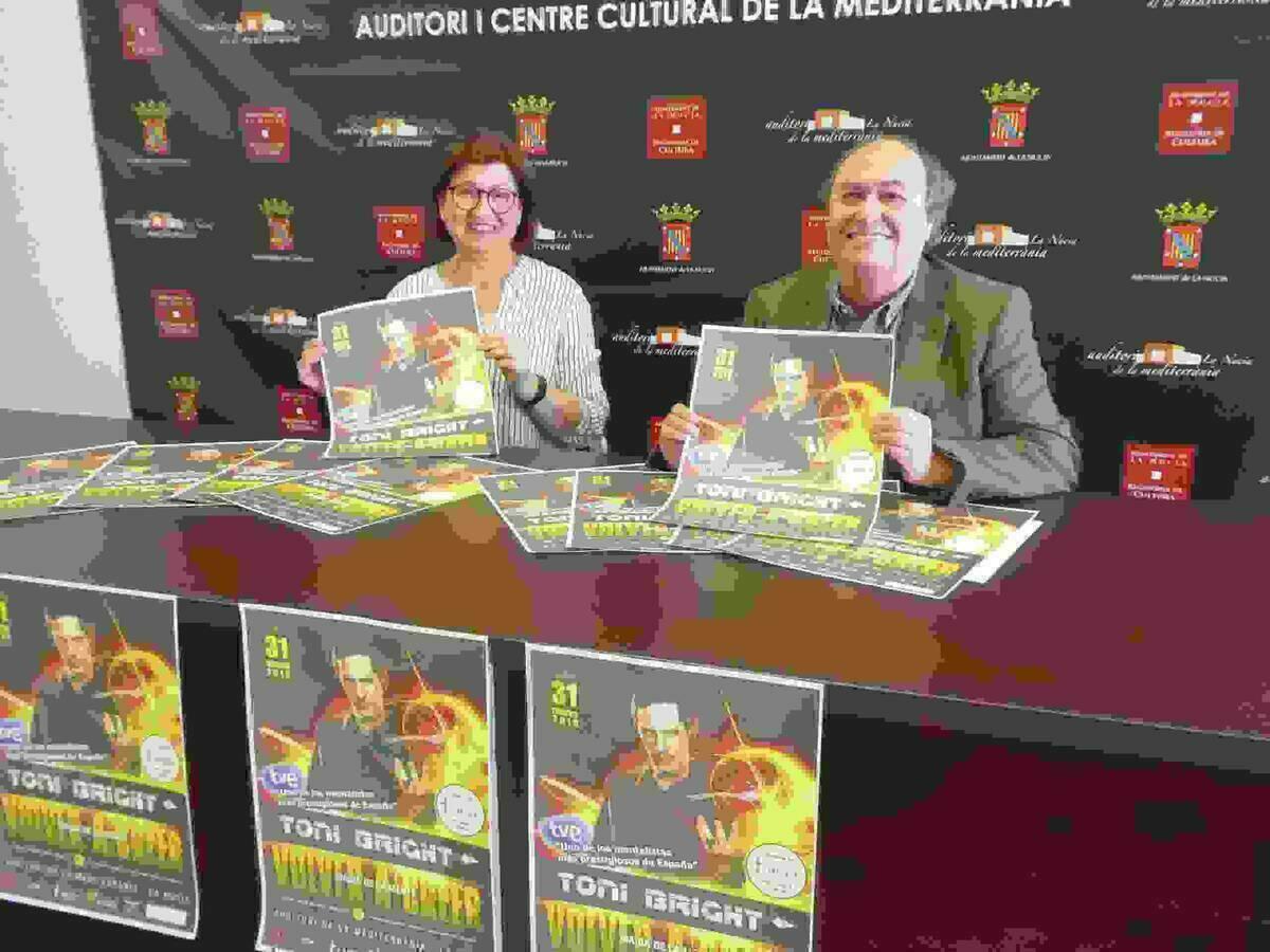 Toni Bright en l´Auditori a beneficio de AECC de La Nucía