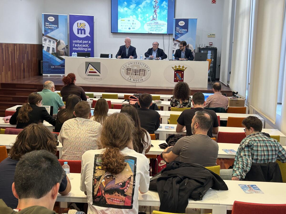 La Nucía acoge la 38 edición del “Curs de Sociolingüística” en la Seu Universitària