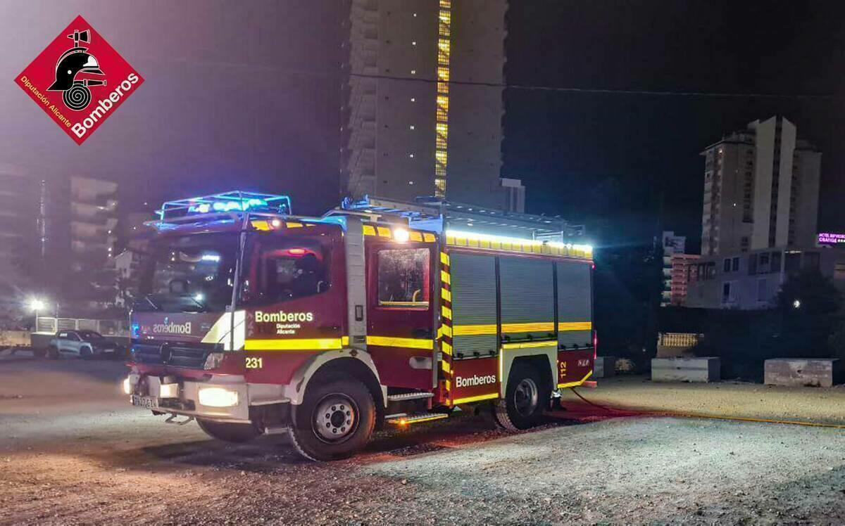 INCENDIO MATORRALES EN BENIDORM