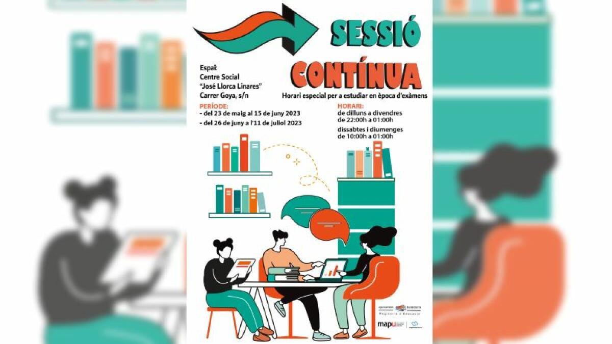 Benidorm activa el programa ‘Sessió Contínua’ para que los estudiantes universitarios preparen sus exámenes