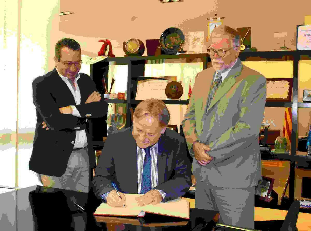 El embajador de Noruega visita al alcalde de Benidorm