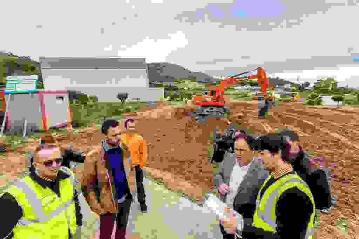 Finestrat inicia las obras de urbanizaci&oacute;n de los accesos a la zona polideportiva de la Foia