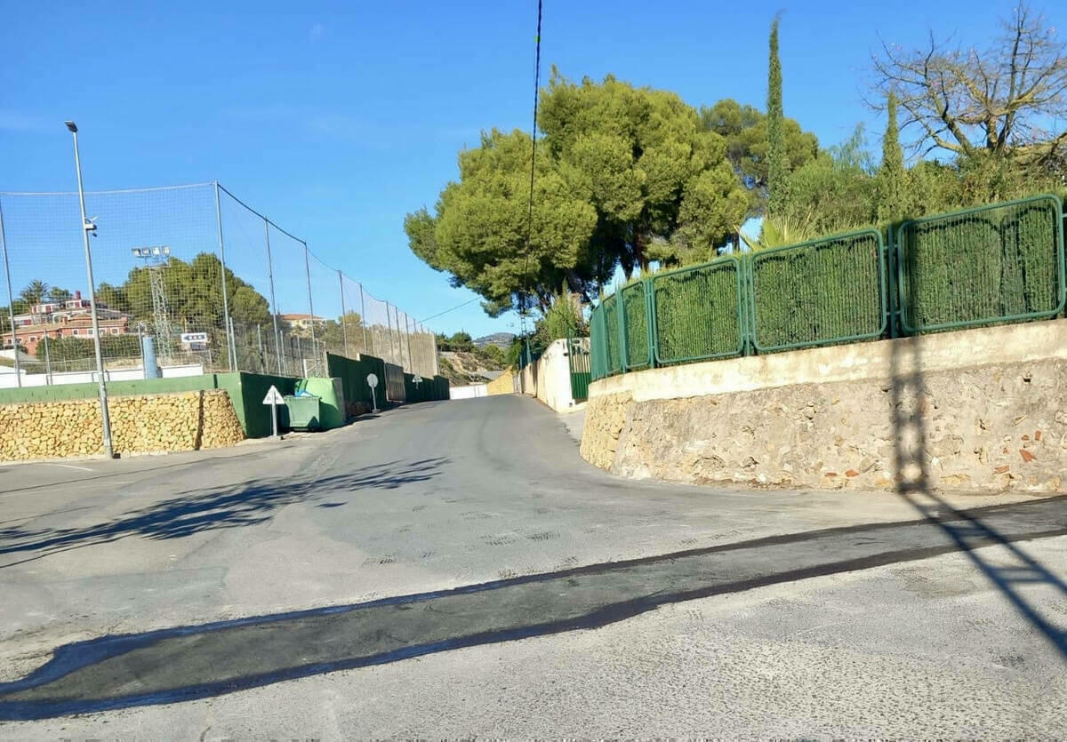 Nueva acometida de agua potable al Polideportivo de Callosa d’en Sarria