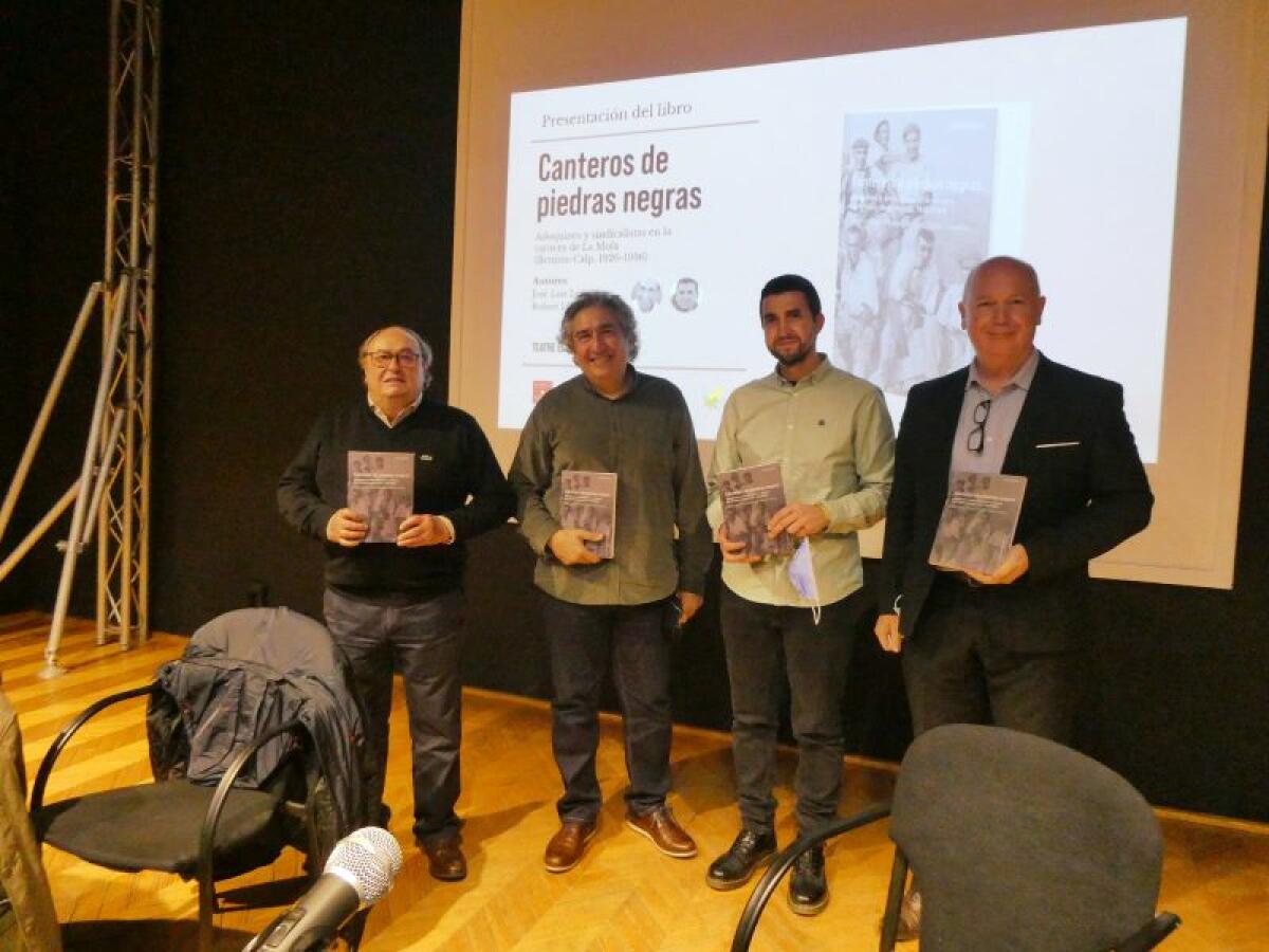 El Sindicat acogió la presentación del libro “Canteros de piedras negras” 