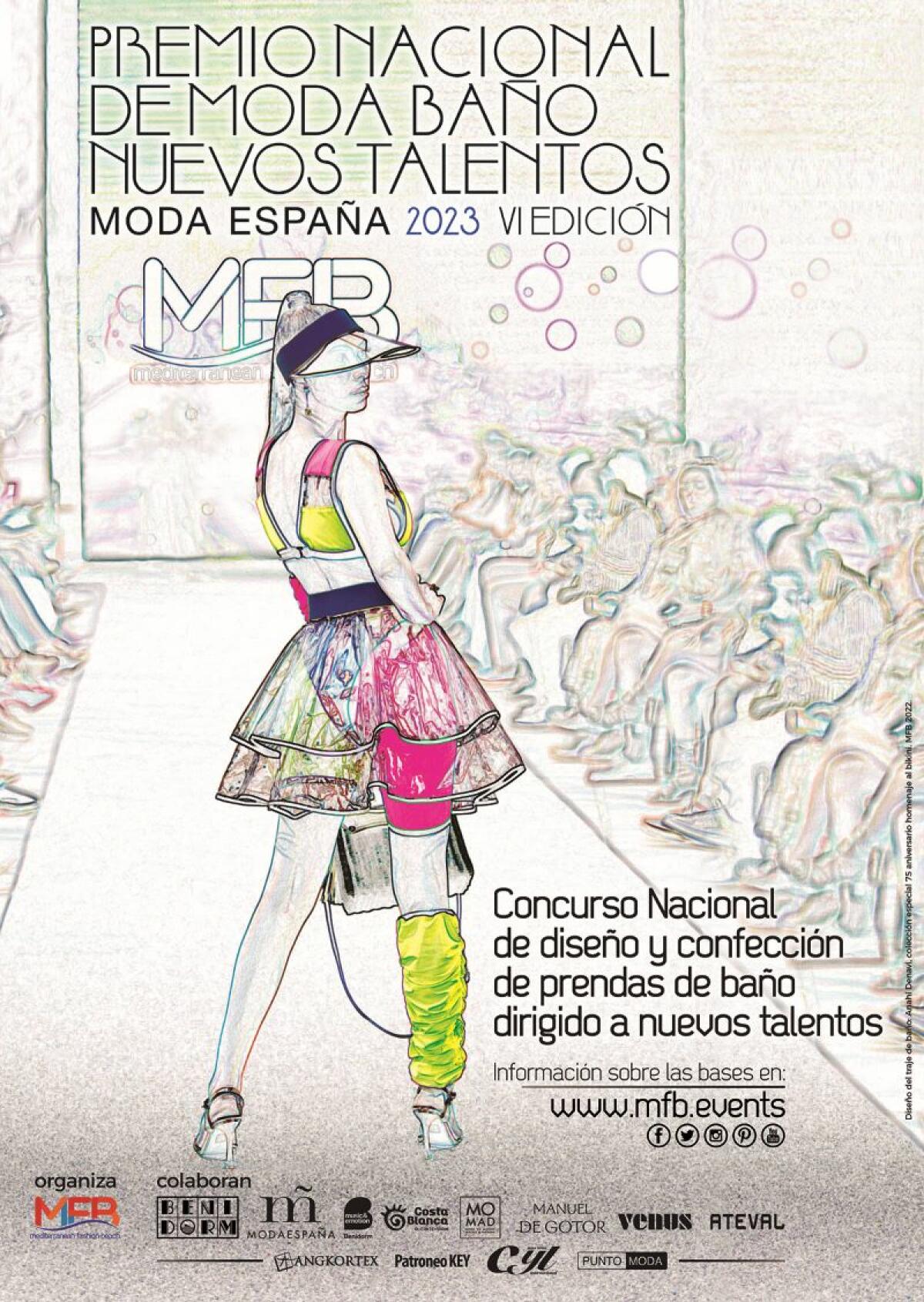 Mediterránean Fashion Beach (MFB) convoca la VI Edición del Concurso Nacional de diseño y confección en moda baño 2023, para seguir promocionando el talento de la moda Española.