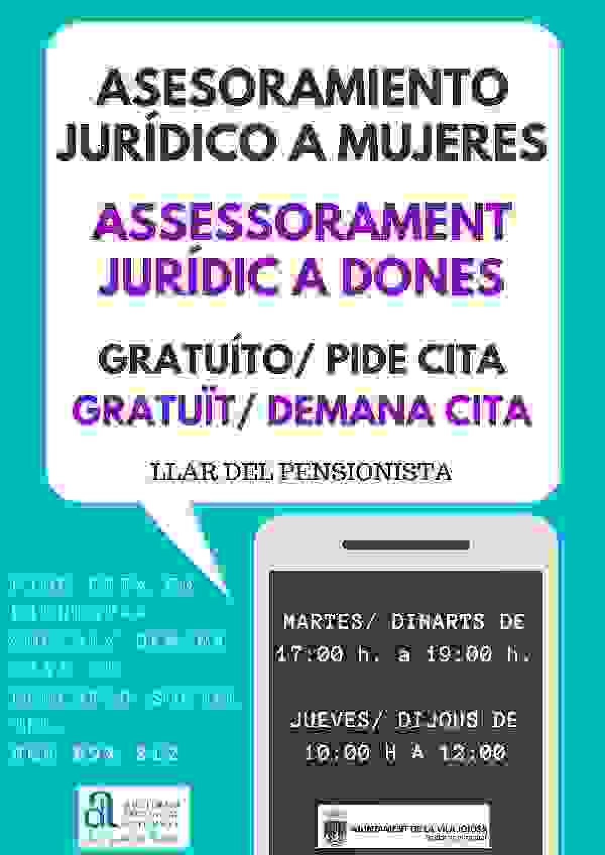 La Vila Joiosa invierte cerca de 4.000 euros en promoci&oacute;n de la igualdad y asesoramiento jur&iacute;dico a mujeres