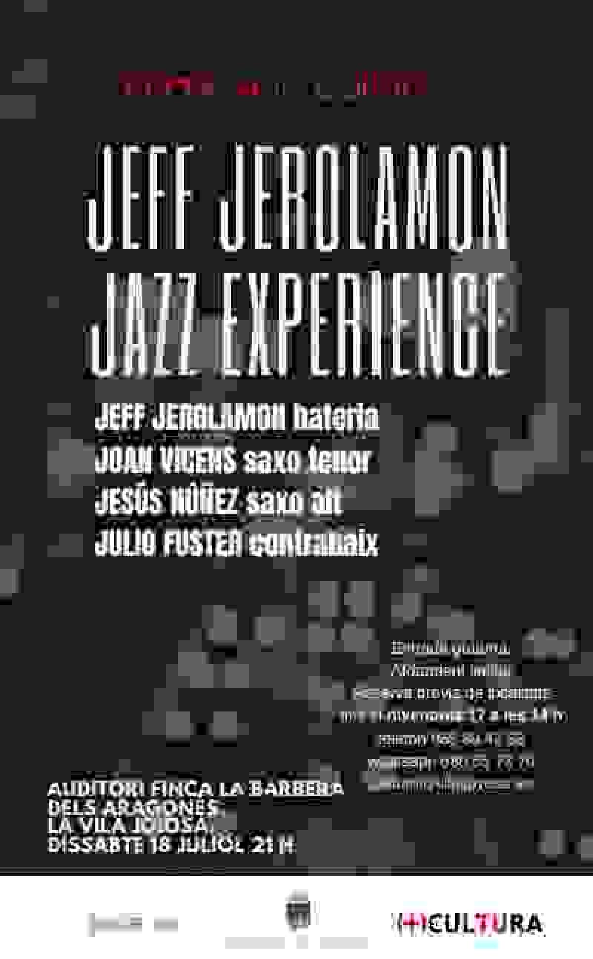 El Auditorio de la Barbera dels Aragon&eacute;svibrar&aacute; este s&aacute;bado con la m&uacute;sica jazz de Jeff Jerolamon.