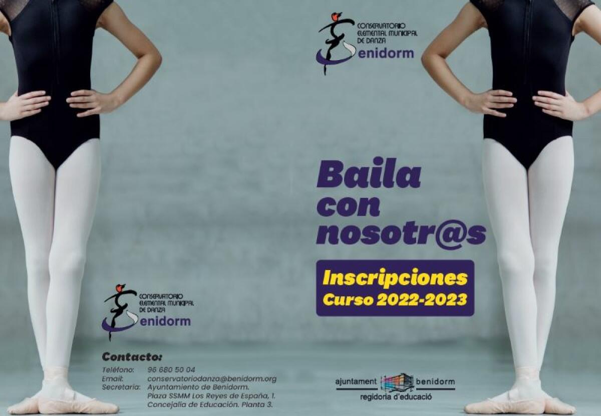 Benidorm abre inscripciones al conservatorio de Danza a partir del 1º de junio 