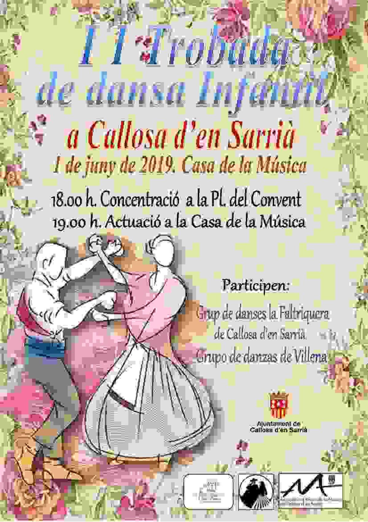  Callosa d’en Sarrià acoge el próximo 1 de junio la II Trobada de Dansa Infantil