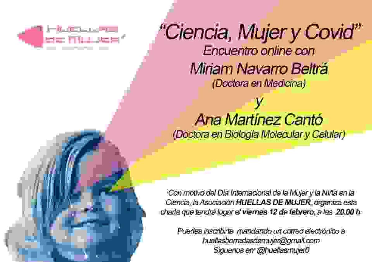 La Asociación Huellas Borradas de Mujer organiza el encuentro online ‘Ciencia, Mujeres y COVID’