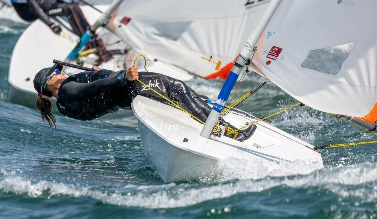 La nuciera Clara García tercera española en el Mundial de ILCA 4 de Vela 