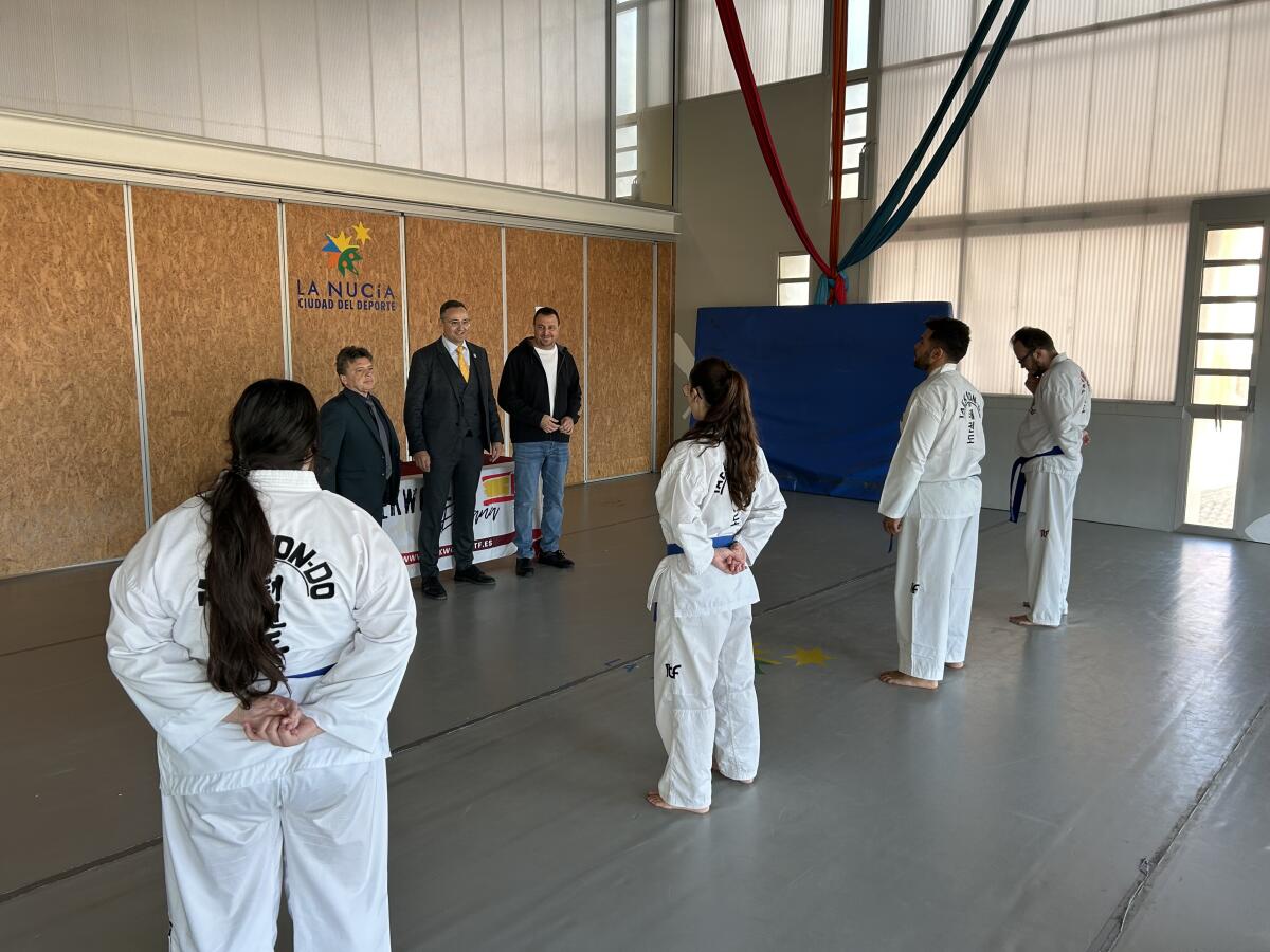 Clubes de taekwondo de la Comunitat Valenciana entrenaron juntos en La Nucía 