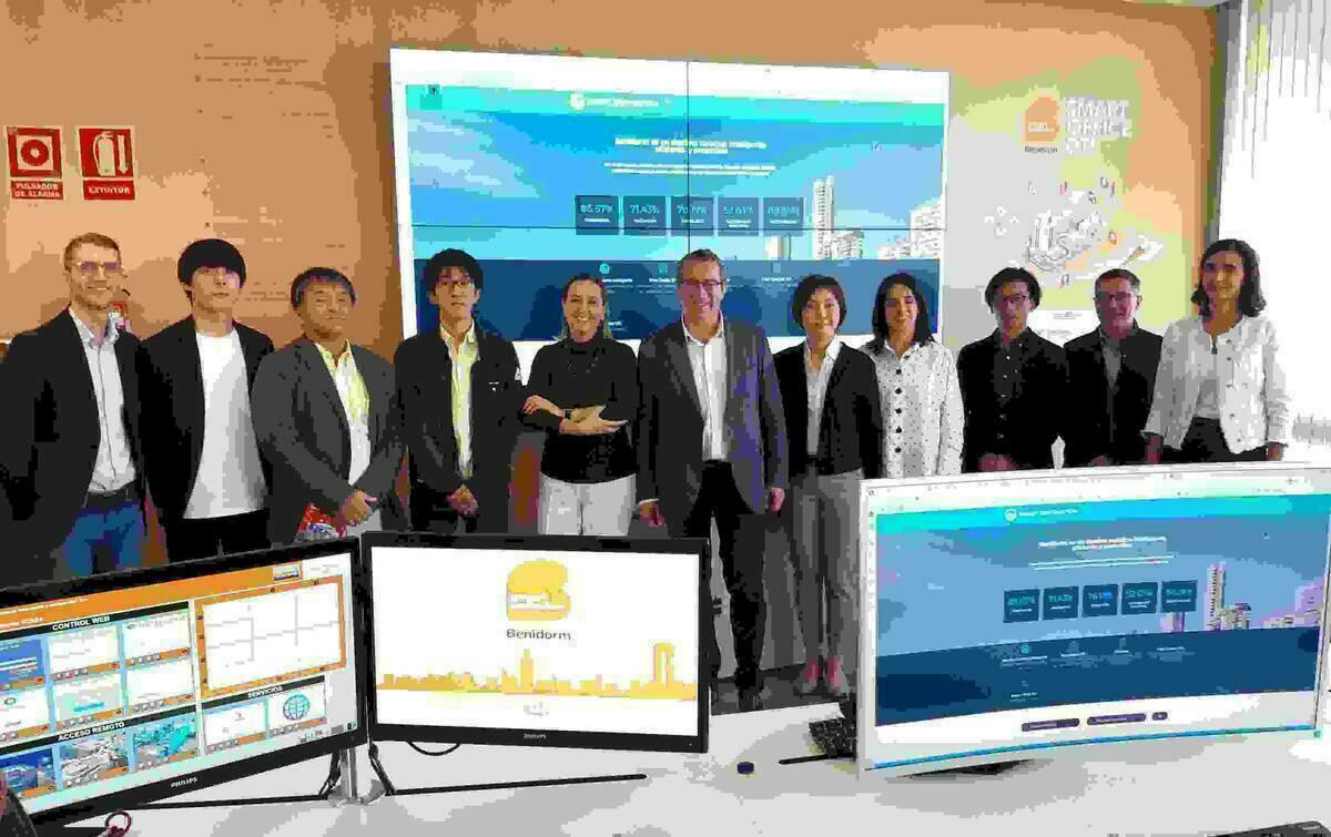 Benidorm, líder mundial Smart Destination: una delegación japonesa visita la ciudad