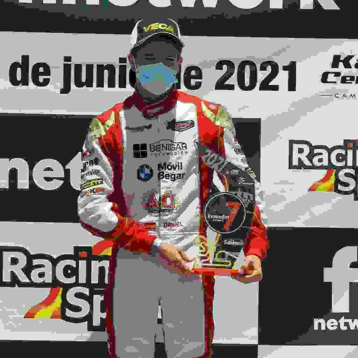 DANIEL BRIZ GANA LA PRIMERA CARRERA DEL CAMPEONATO DE ESPAÑA DE KARTING