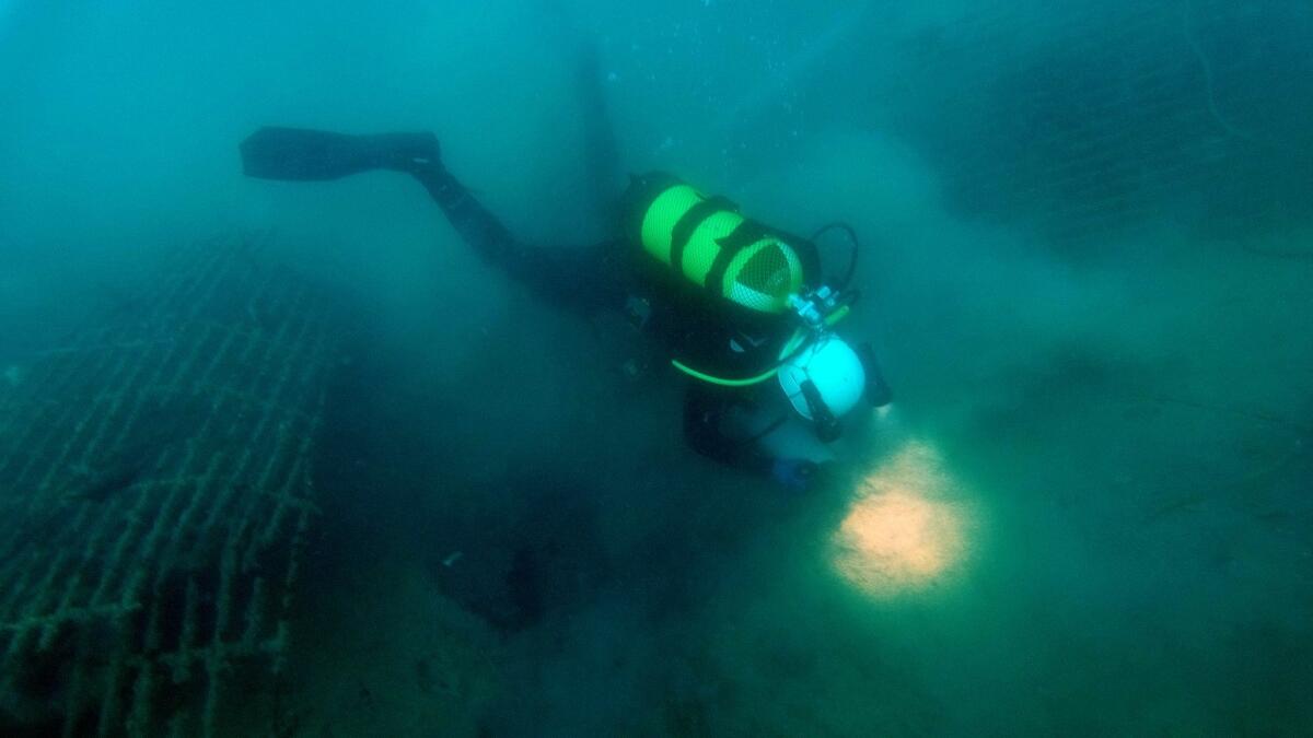 Un equipo de arqueólogos vuelve al pecio Bou Ferrer para realizar un diagnóstico sobre el estado del yacimiento arqueológico submarino de Villajoyosa