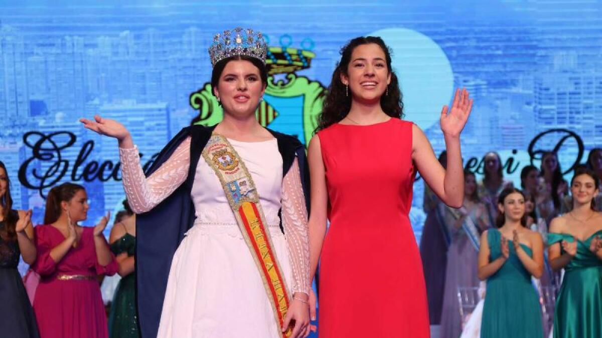 Angélica Morenilla y Daniela Talavera, nuevas reinas de les Festes Majors Patronals de Benidorm de 2023 