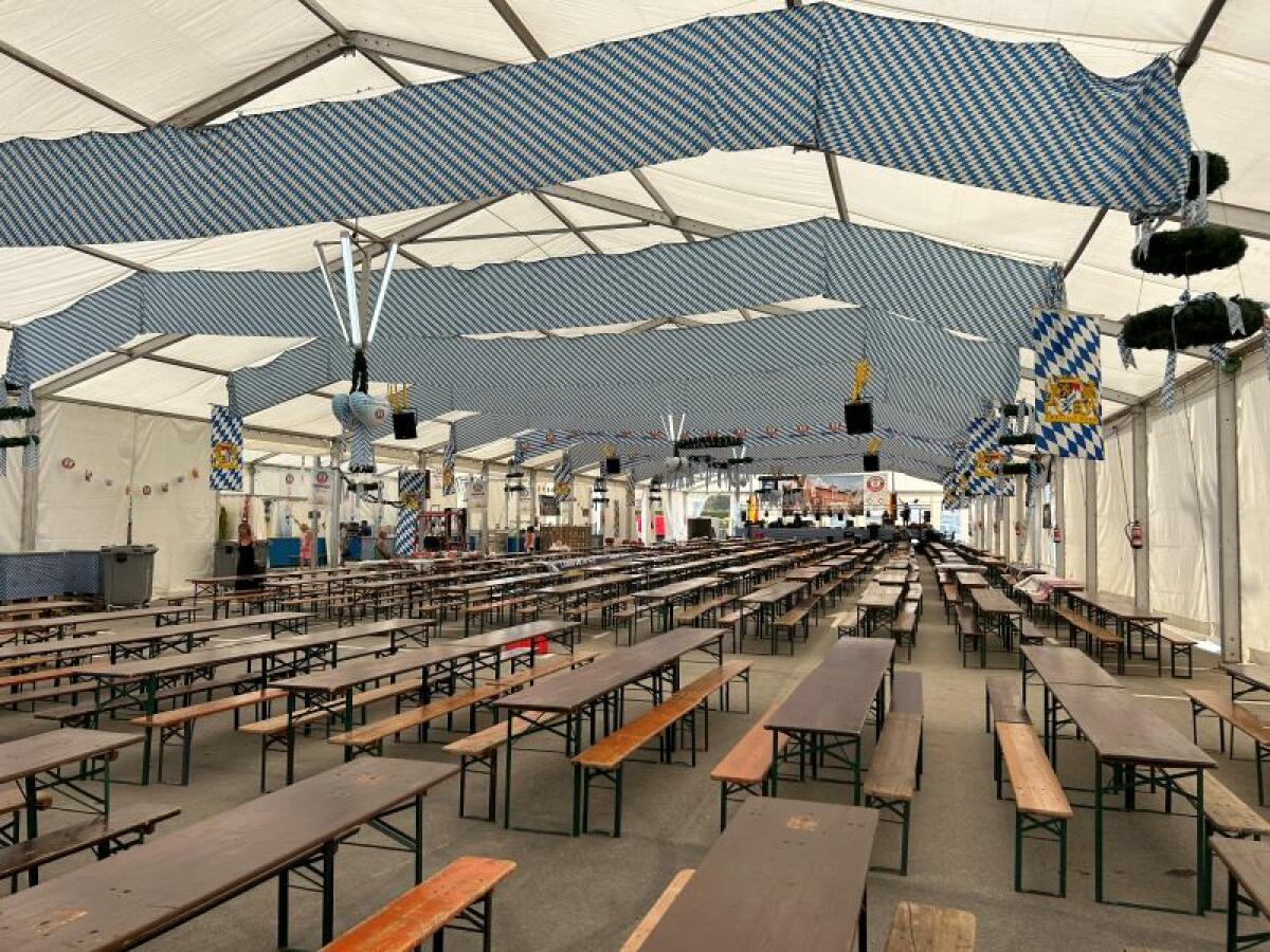 El montaje de la Oktoberfest 2023 entra en su recta final