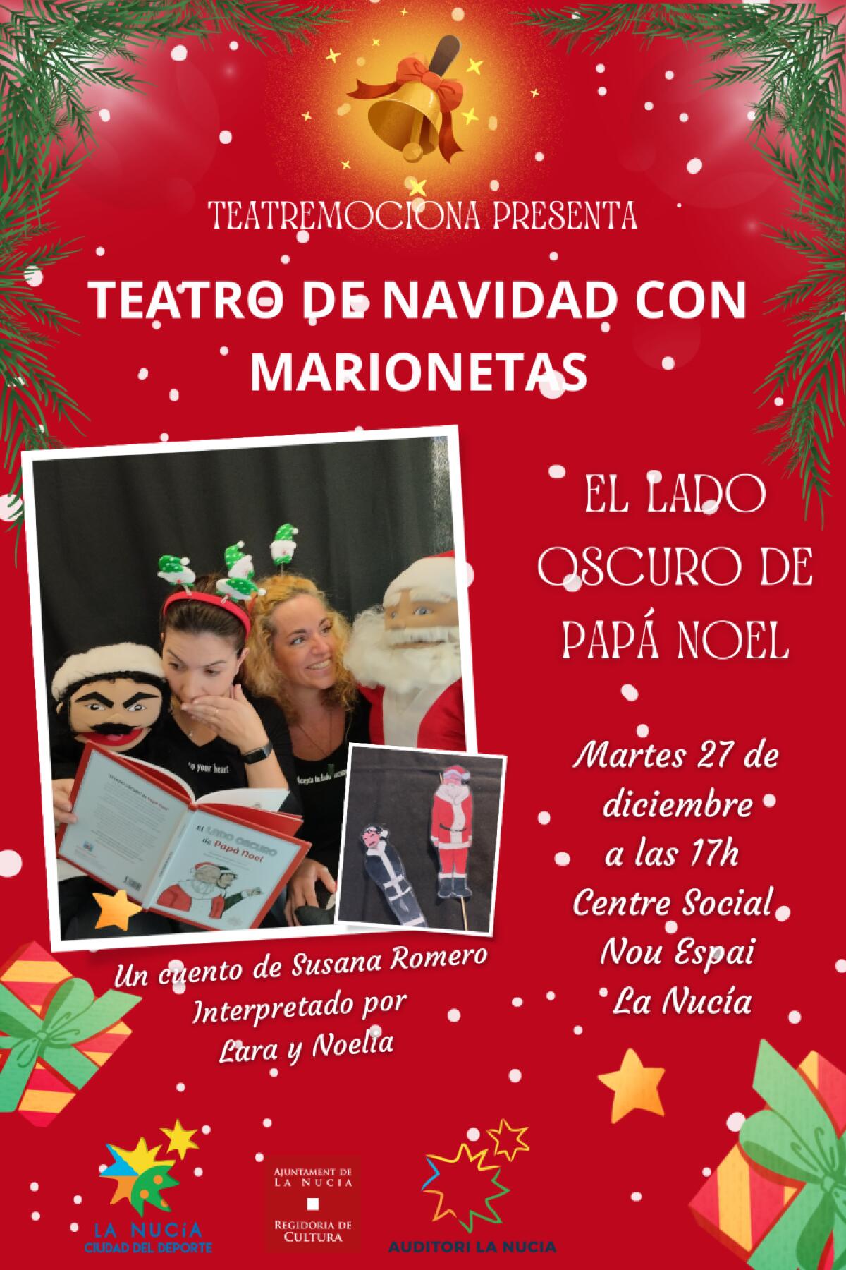 Tarde de cuentacuentos navideños hoy en el Centro Social Nou Espai 