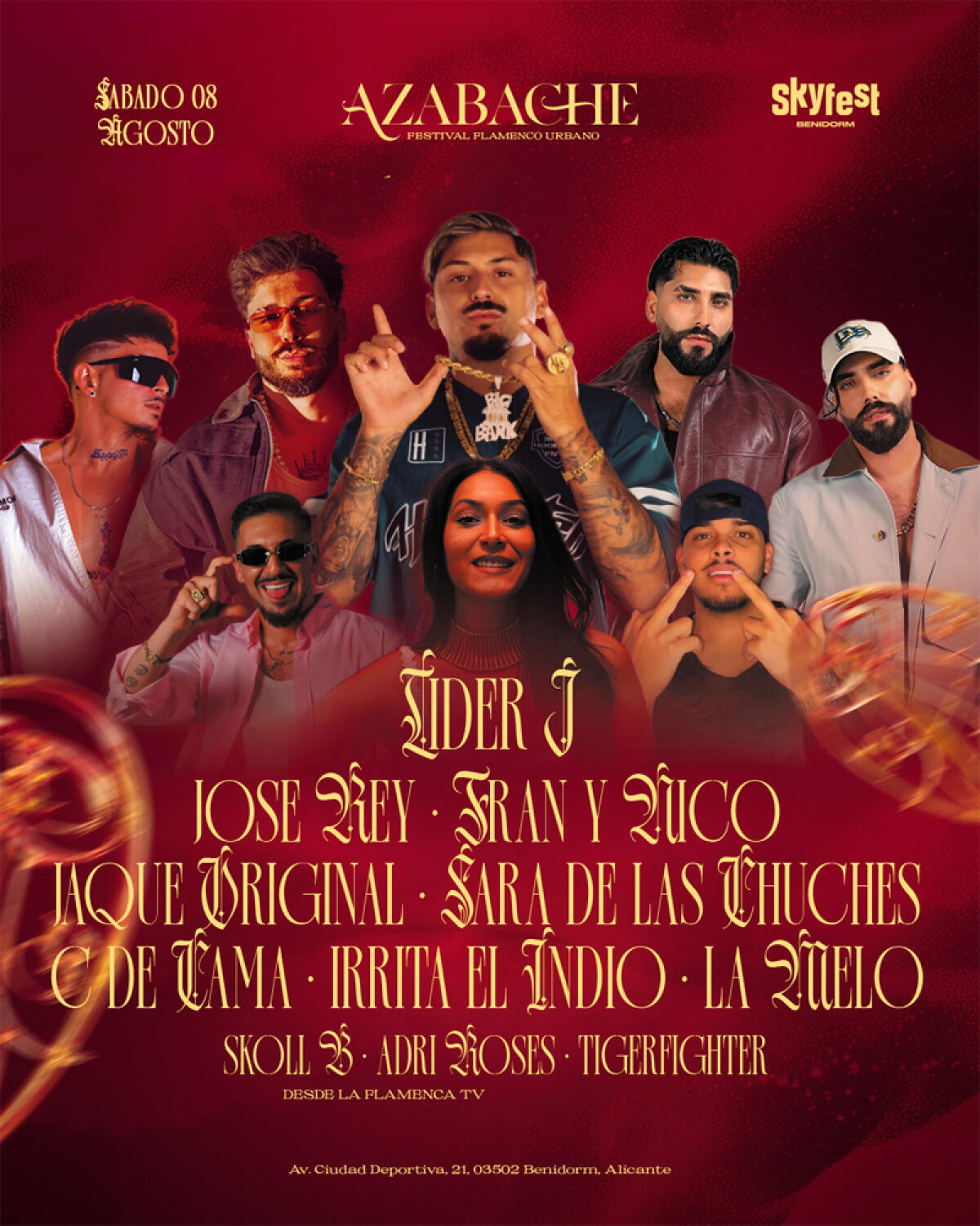 SkyFest Benidorm estrena este s&aacute;bado AZABACHE, un nuevo festival que reunir&aacute; a los referentes del flamenco urbano