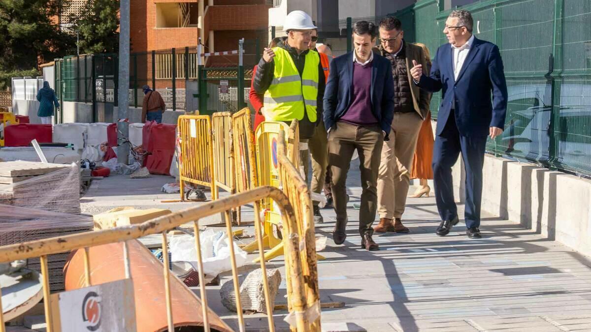 Benidorm ultima las obras del primer tramo de Montecarlo, mientras los técnicos estudian ya la segunda fase del proyecto para su licitación