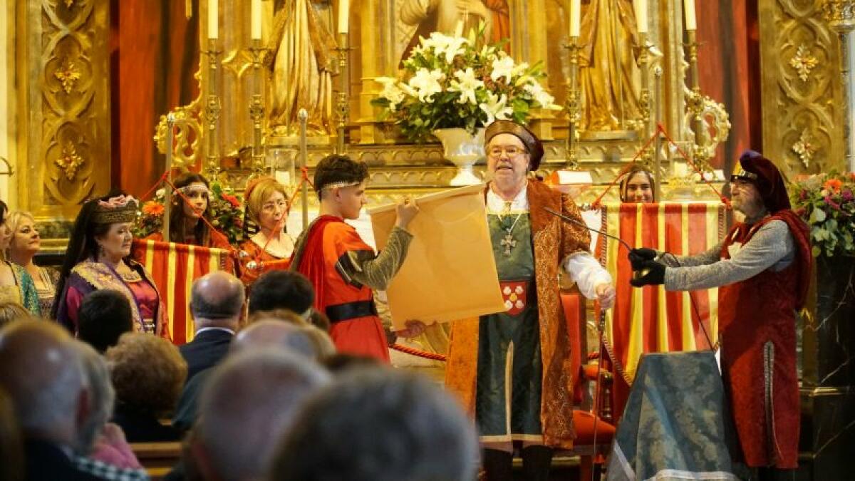 La Vila Joiosa rememora el otorgamiento de la Carta Pobla por parte del caballero Bernat de Sarrià