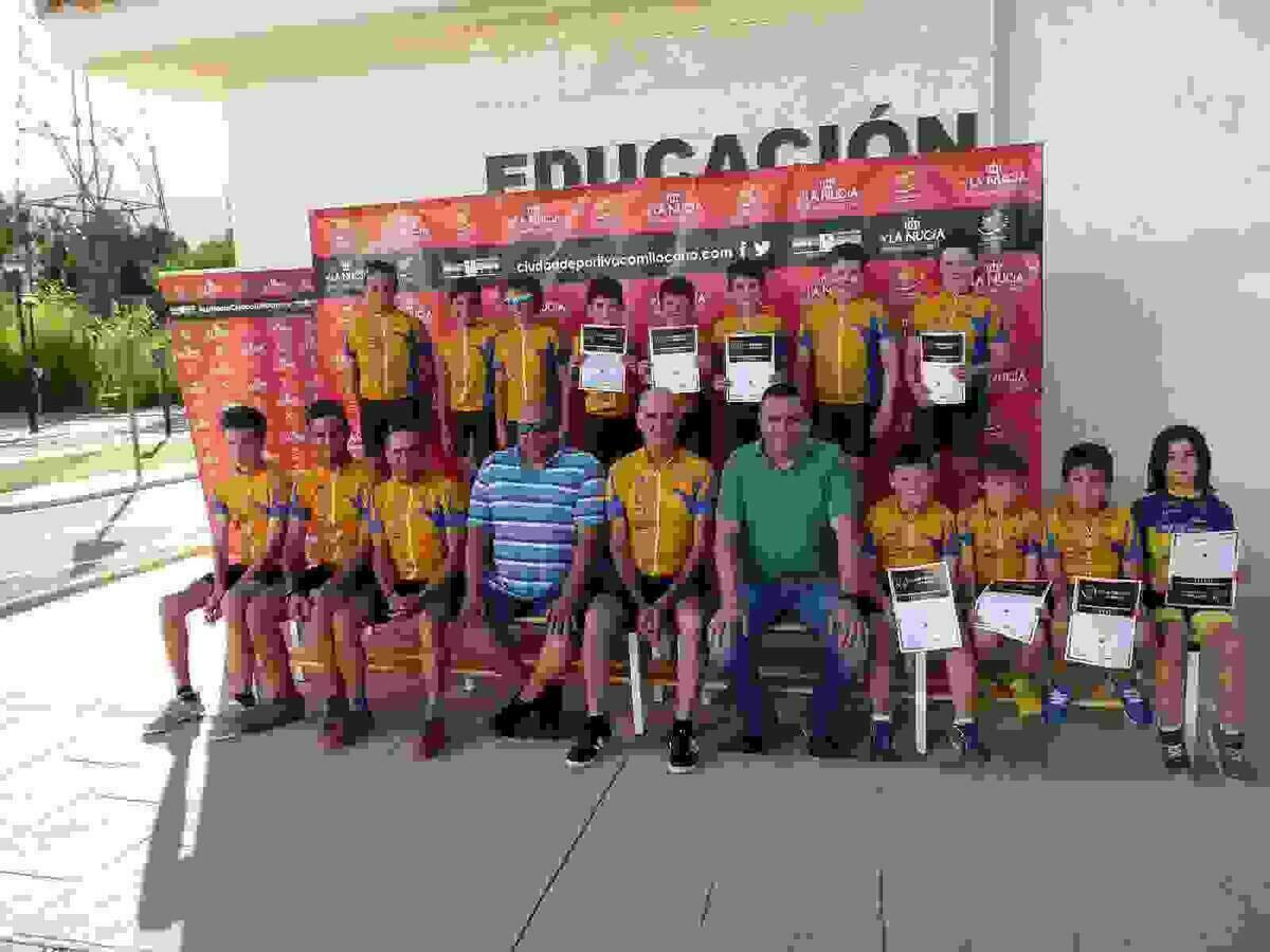 Entrega de Diplomas de la Escuela de Bicis de Monta&ntilde;a de La Nuc&iacute;a