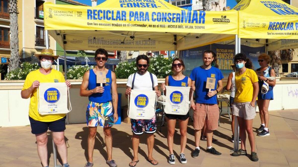 “Reciclar para ConserMar” llega a la Vila Joiosa de la mano de Consellería de Medio Ambiente y Ecoembes