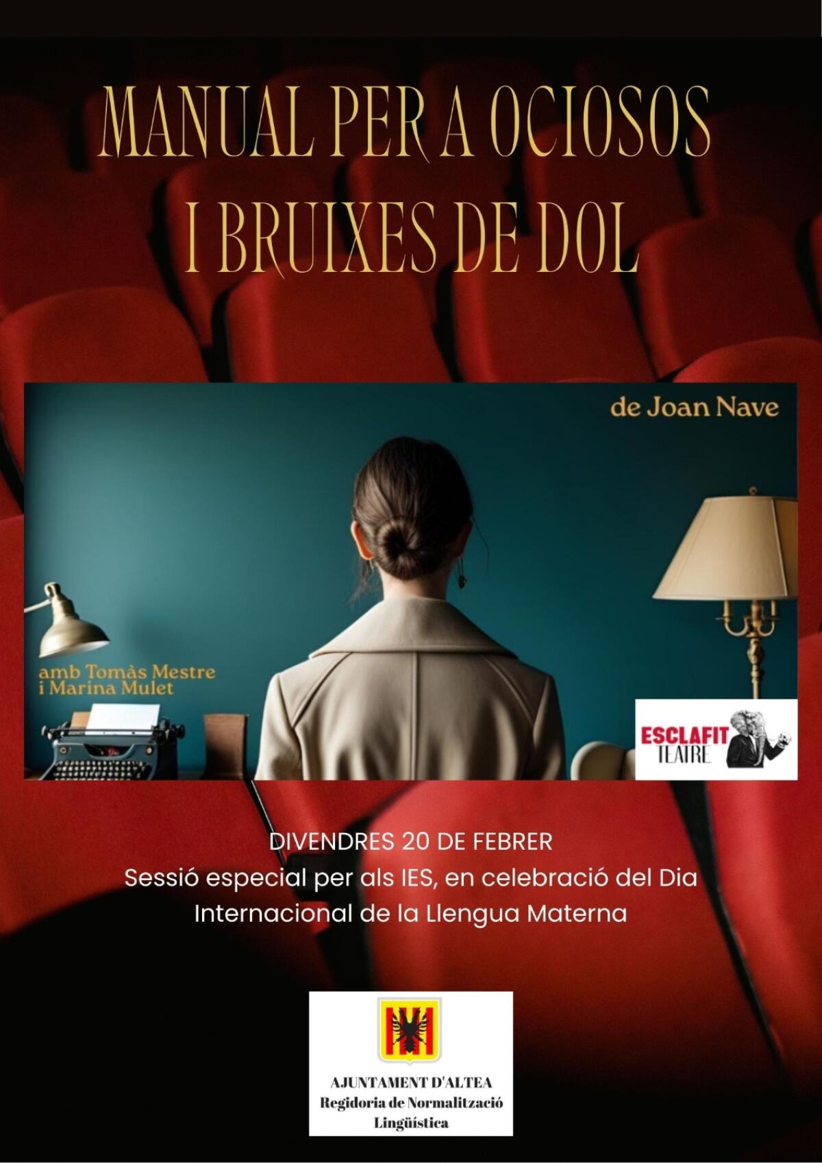 Normalizaci&oacute;n Ling&uuml;&iacute;stica organiza una sesi&oacute;n especial de teatro para conmemorar el D&iacute;a Internacional de la Lengua Materna