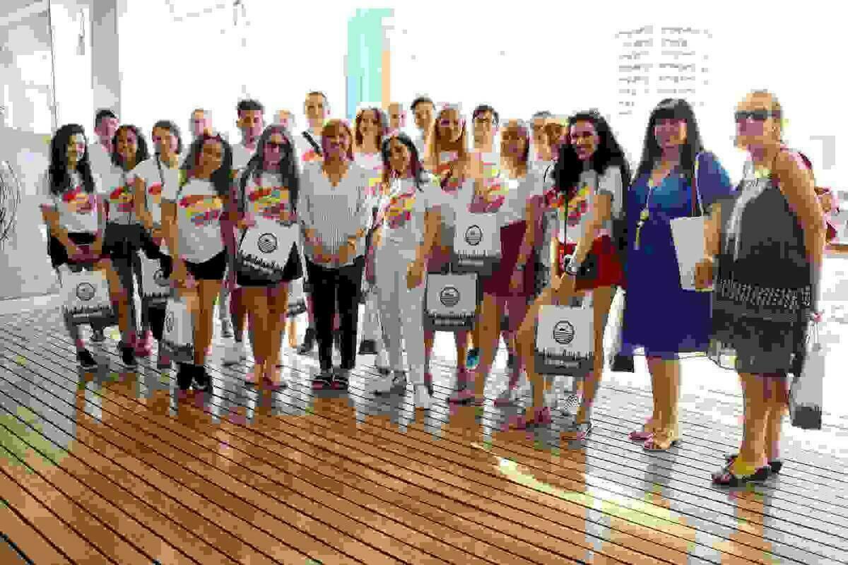  Los j&oacute;venes del Lions Costa Blanca Camp visitan el Ayuntamiento de Benidorm