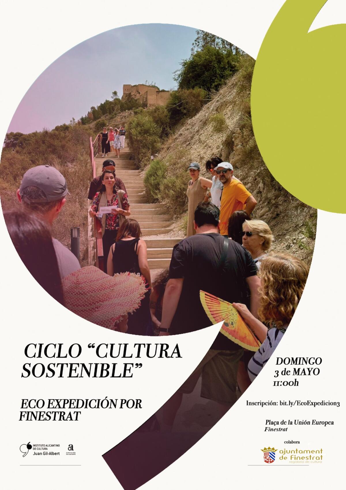 FINESTRAT ACOGE ESTE DOMINGO 3 DE MAYO UNA ECOEXPEDICI&Oacute;N BOT&Aacute;NICO- ART&Iacute;STICA POR EL CASCO HIST&Oacute;RICO TRADICIONAL 